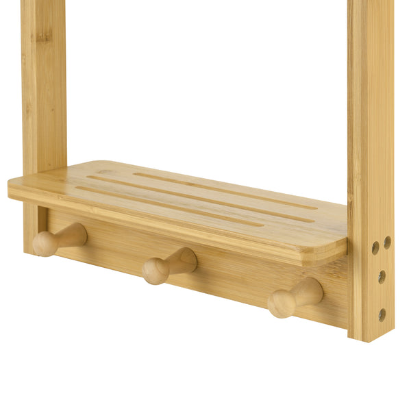 Bambus Wandregal Lidingö 29x10x70cm [en.casa]