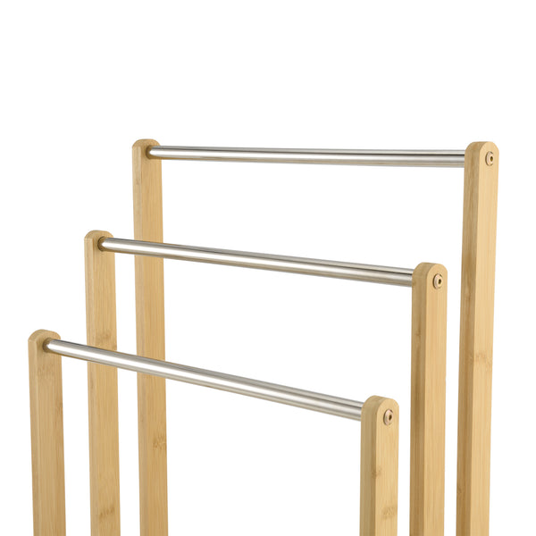 Bambus Handtuchhalter Porsanger Freistehend [en.casa]