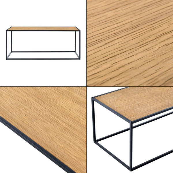 Couchtisch Vännäs 100 x 50 x 40 cm Holz-Optik [en.casa]
