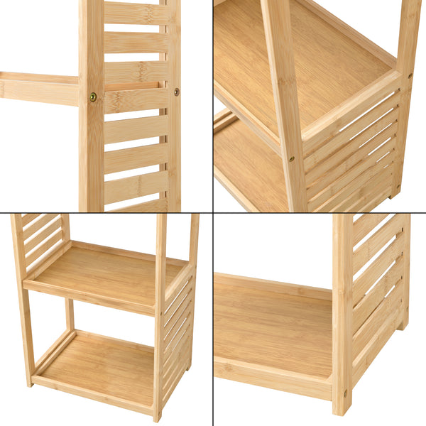 Standregal Forssa 165 x 42 x 28 cm Bambus Natur [en.casa]