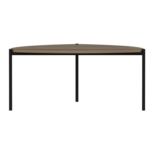Couchtisch Gladsaxe 40x90x89 cm Walnussoptik / Schwarz [en.casa]