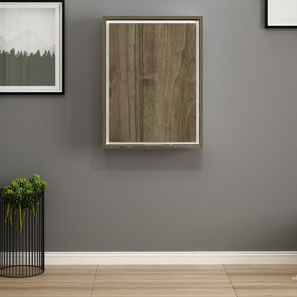 Ausklappbarer Tisch Greve Weiß / Walnussoptik [en.casa]