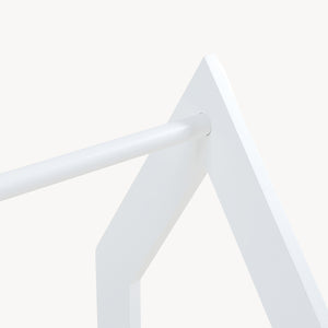 Garderobenständer Langeskov 78x75x35cm Weiß [en.casa]