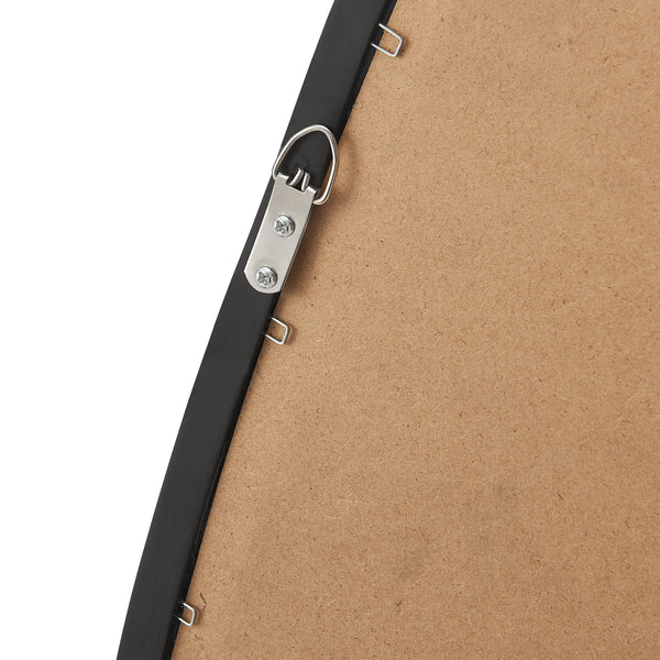 Wandspiegel Copertino 70x50 cm Schwarz, matt [en.casa]