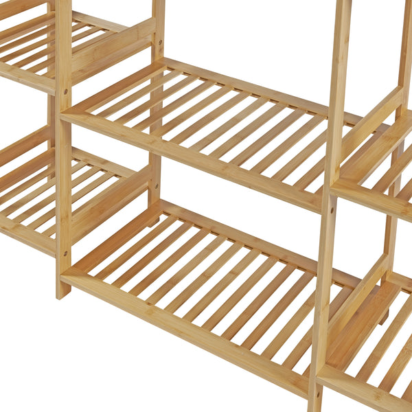 Garderobenständer Ilomantsi Bambus [en.casa]