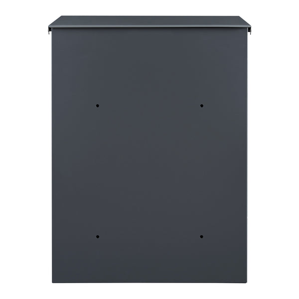 Briefkasten Søllerød 58x44x35cm Anthrazit [en.casa]
