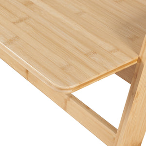 Schreibtisch Härryda Bambus 107x47x81 cm Natur [en.casa]