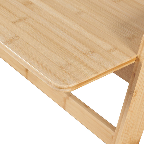 Schreibtisch Härryda Bambus 107x47x81 cm Natur [en.casa]