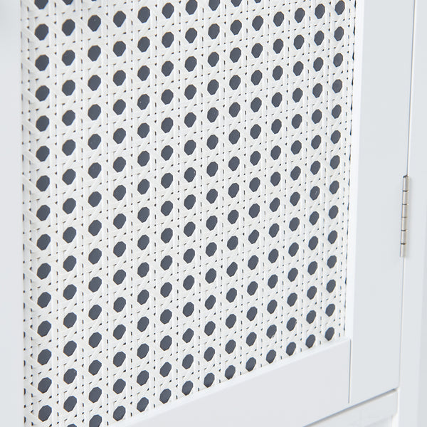 Spiegelschrank Karlsøy 50x60x15cm Weiß [en.casa]