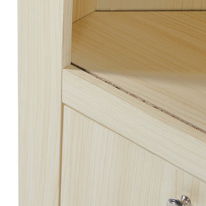 Eckschrank Eura 170x62x30cm Eiche [en.casa]
