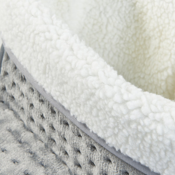 Elektrischer Fußwärmer Bari 100W Grau [en.casa]