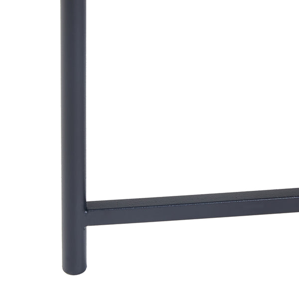 Beistelltisch Sälen Metall Schwarz [en.casa]