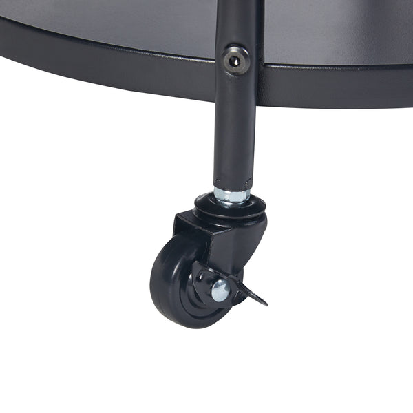 Servierwagen Munkedal Metall Schwarz [en.casa]