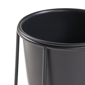 Pflanzenständer Nesseby 2er Set Metall Schwarz [en.casa]