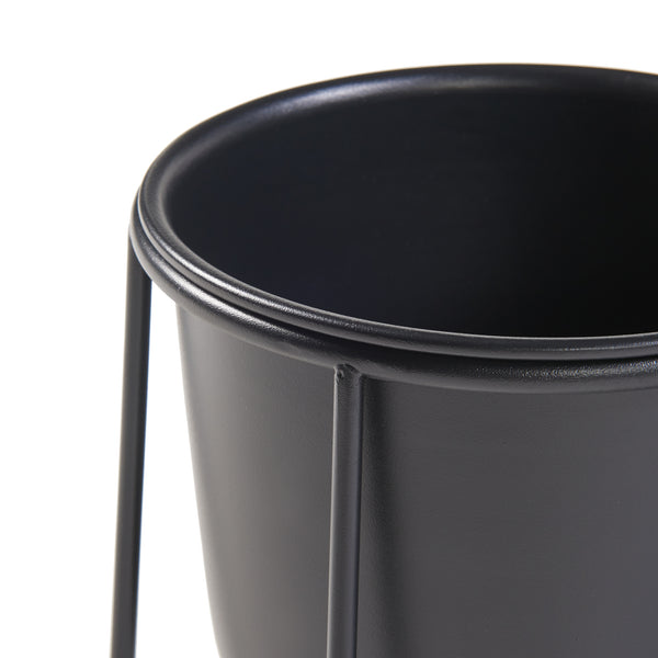 Pflanzenständer Nesseby 2er Set Metall Schwarz [en.casa]