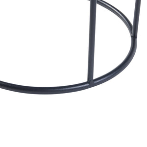 Pflanzenständer Osen 2er Set Metall Schwarz [en.casa]