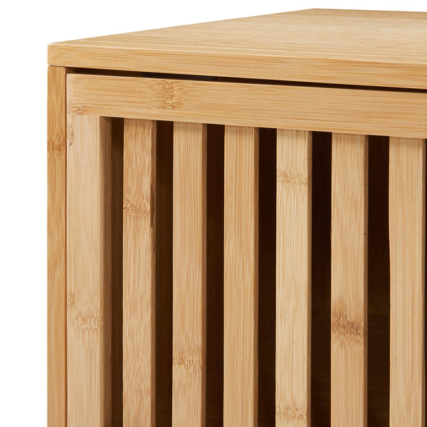 Nachttisch Ypäjä 50x42x39cm Bambus [en.casa]