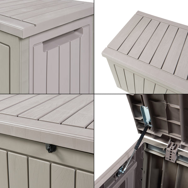 Aufbewahrungsbox Filetto 124x52,5x57 cm Beige [casa.pro]