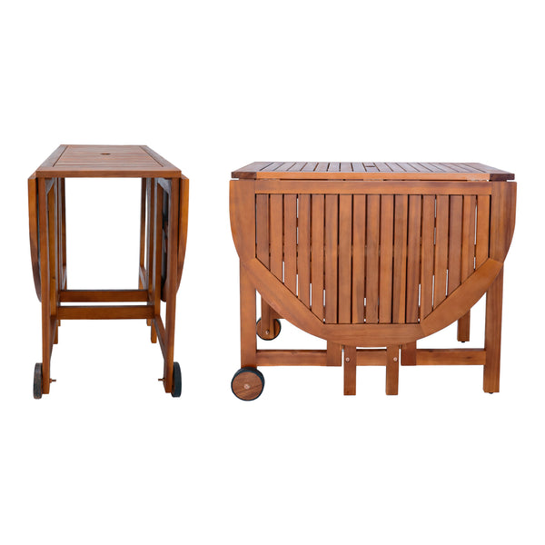 Gartenmöbelset Acerenza 7-tlg. Akazienholz FSC®-zertifiziert [en.casa]