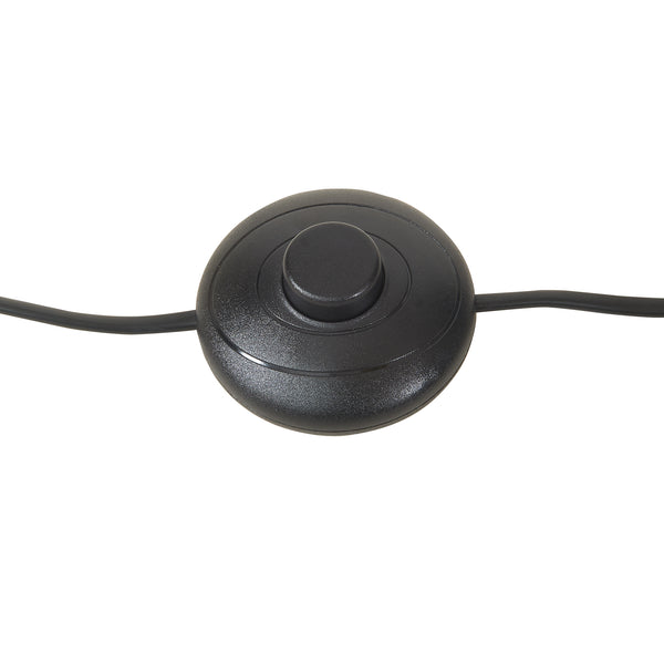 Stehleuchte Barton 2-flammig Metall 159 cm Schwarz [lux.pro]