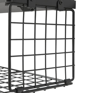 Wandregal Vik 2er Set Schwarz [en.casa]