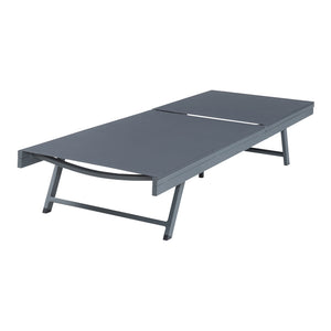 Sonnenliegenset Baragiano 2-tlg. Aluminium [casa.pro]