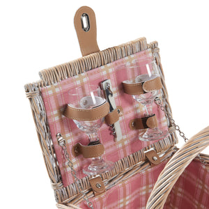 Picknickkorb Bucchianico für 2 Personen Komplettset [casa.pro]