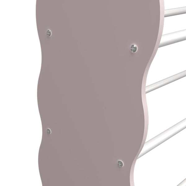 Kinderregal Vestnes mit 12 Aufbewahrungsboxen 78x86x27 cm Cotton Candy/Weiß [en.casa]