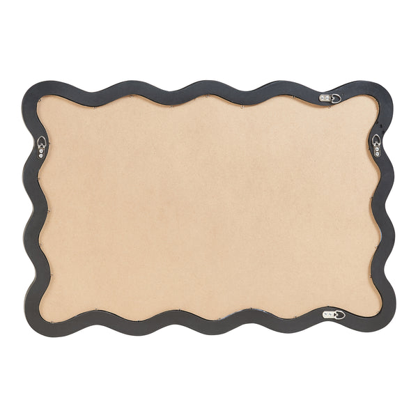 Wandspiegel Koster 90x60 cm Schwarz [en.casa]