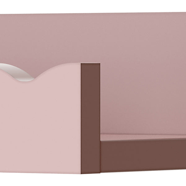 Kinder-Wandregal 2er Set Vestnes 60x10x5 cm Cotton Candy [en.casa]