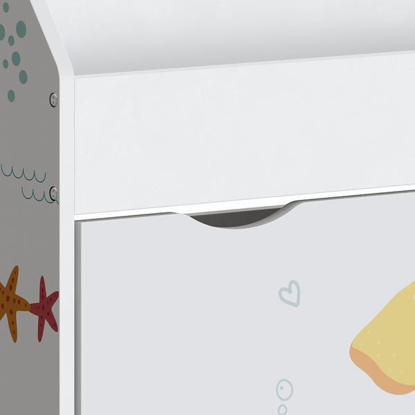 Kinderregal Aarnskona 70x63x30 cm Aqua Dream Motiv [en.casa]