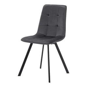 Essgruppe Hemnes 5-teilig Eicheoptik/Dunkelgrau [en.casa]