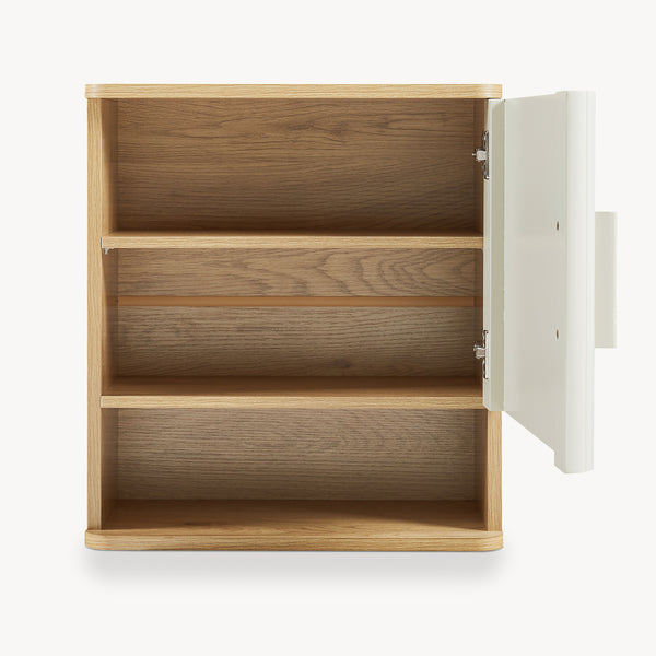 Hängeschrank Ferrersp 50x45x24 cm Eicheoptik/Sandfarben [en.casa]