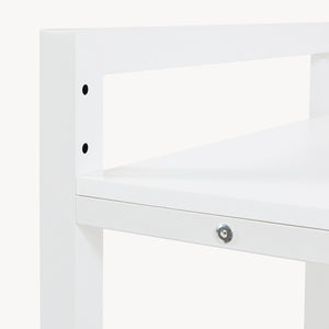 Waschmaschinenregal Hökangend 105x73x63 cm Weiß [en.casa]