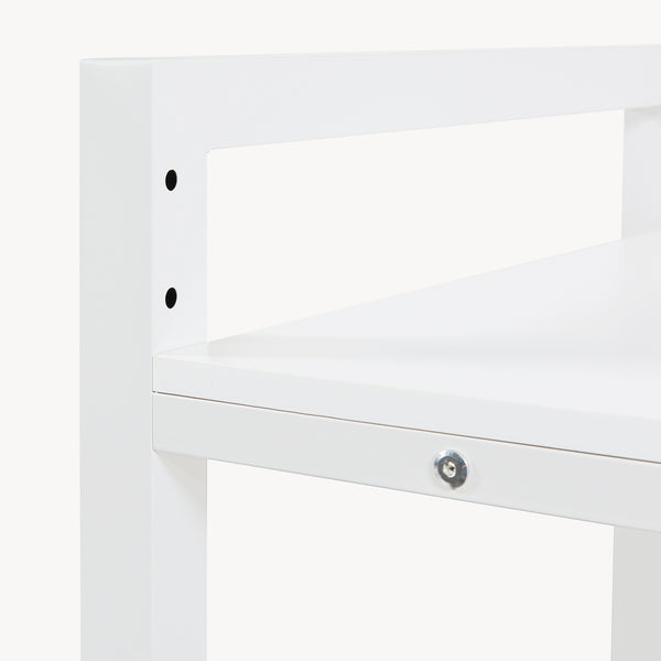 Waschmaschinenregal Hökangend 105x73x63 cm Weiß [en.casa]