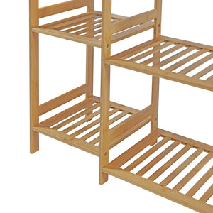 Garderobenständer Ilomantsi Bambus [en.casa]