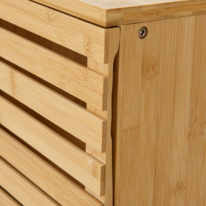 Waschbeckenunterschrank Iveland 60x40x30cm Bambus [en.casa]