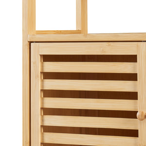 Badezimmerregal Haugesund 158x60x26 cm Bambus [en.casa]