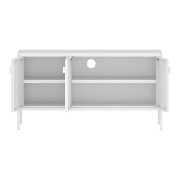 Fernsehschrank Castelli 114 x 40 x 60 cm Stahl [en.casa]