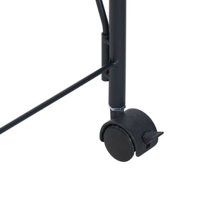 Servierwagen Austrheim 73x50x33cm Schwarz [en.casa]