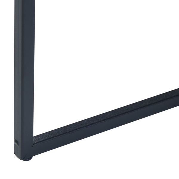 Satztisch Kungsör 2er Set Metall Schwarz [en.casa]