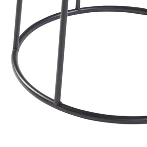 Pflanzenständer Nesseby 2er Set Metall Schwarz [en.casa]