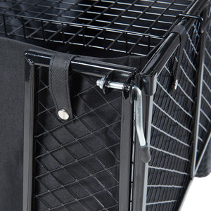 Bollerwagen Corropoli 112x51 cm max. 550kg Schwarz/Gelb [pro.tec]