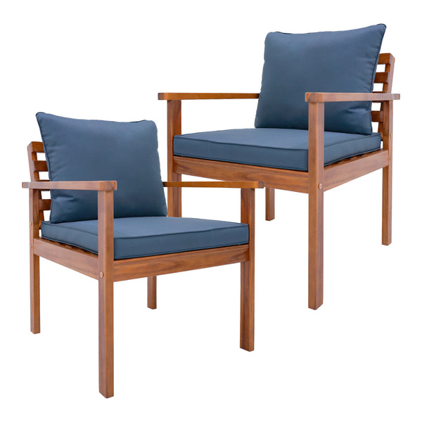 Gartenmöbelset Brittoli 4-tlg. Akazienholz FSC®-zertifiziert [en.casa]