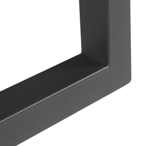 Tischgestell 2er Set Lunderskov 35x50cm Schwarz [en.casa]