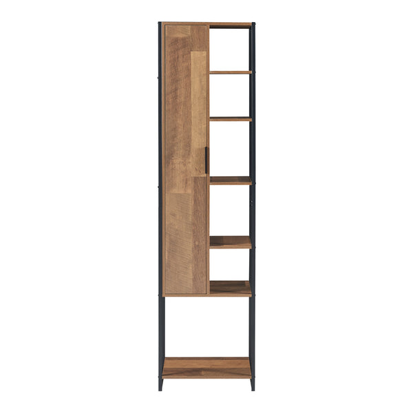 Badmöbelset Namsskogan 4-tlg. Walnussoptik [en.casa]