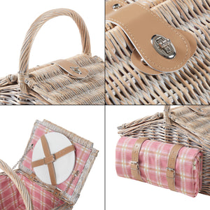 Picknickkorb Bucchianico für 2 Personen Komplettset [casa.pro]