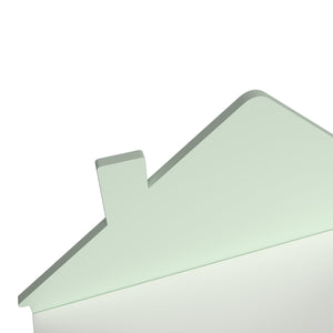 Spielzeugkiste Vipsali 56x60x33 cm Mintgrün/Weiß [en.casa]