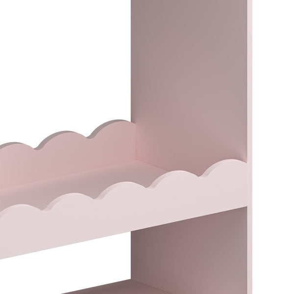 Kindergarderobe Vestnes mit Spiegel 115x63x38 cm Cotton Candy [en.casa]