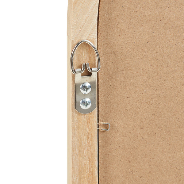 Wandspiegel Podena 90x60 cm Natur [en.casa]